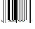 Barcode Image for UPC code 008038000061