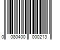 Barcode Image for UPC code 0080400000213