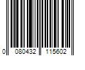 Barcode Image for UPC code 0080432115602