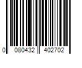 Barcode Image for UPC code 0080432402702