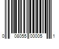 Barcode Image for UPC code 008055000051