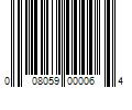 Barcode Image for UPC code 008059000064