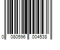 Barcode Image for UPC code 0080596004538