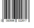 Barcode Image for UPC code 0080596022617