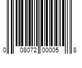 Barcode Image for UPC code 008072000058