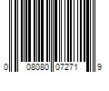 Barcode Image for UPC code 008080072719