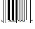 Barcode Image for UPC code 008080090997