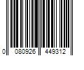 Barcode Image for UPC code 0080926449312