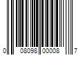 Barcode Image for UPC code 008098000087