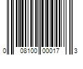 Barcode Image for UPC code 008100000173