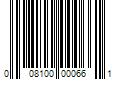 Barcode Image for UPC code 008100000661