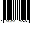 Barcode Image for UPC code 0081000007404. Product Name: 