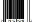 Barcode Image for UPC code 008100000982