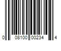 Barcode Image for UPC code 008100002344