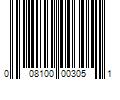 Barcode Image for UPC code 008100003051