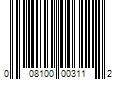 Barcode Image for UPC code 008100003112