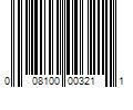 Barcode Image for UPC code 008100003211