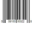 Barcode Image for UPC code 008100003228