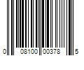 Barcode Image for UPC code 008100003785