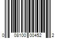 Barcode Image for UPC code 008100004522