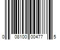 Barcode Image for UPC code 008100004775