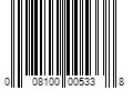 Barcode Image for UPC code 008100005338