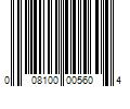 Barcode Image for UPC code 008100005604