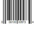 Barcode Image for UPC code 008100005734