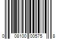 Barcode Image for UPC code 008100005758