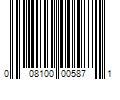 Barcode Image for UPC code 008100005871