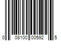 Barcode Image for UPC code 008100005925