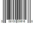 Barcode Image for UPC code 008100006168