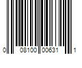 Barcode Image for UPC code 008100006311