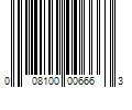 Barcode Image for UPC code 008100006663