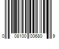 Barcode Image for UPC code 008100006809