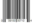 Barcode Image for UPC code 008100007134