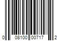 Barcode Image for UPC code 008100007172