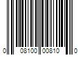 Barcode Image for UPC code 008100008100