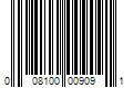 Barcode Image for UPC code 008100009091