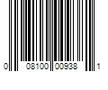 Barcode Image for UPC code 008100009381