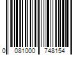 Barcode Image for UPC code 00810007481586