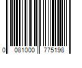 Barcode Image for UPC code 00810007751993