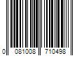 Barcode Image for UPC code 00810087104917