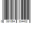 Barcode Image for UPC code 0081054334402