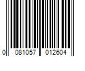 Barcode Image for UPC code 0081057012604