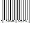 Barcode Image for UPC code 0081098002800