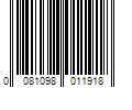 Barcode Image for UPC code 0081098011918