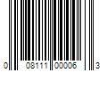 Barcode Image for UPC code 008111000063