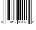 Barcode Image for UPC code 008112000062