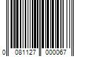 Barcode Image for UPC code 0081127000067